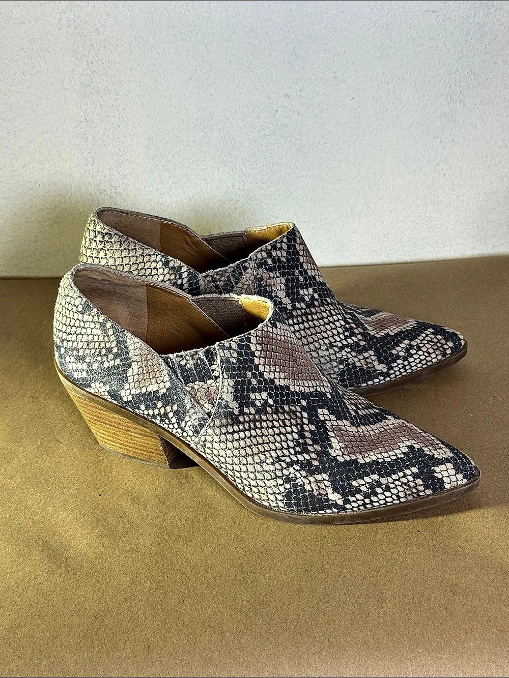 Lucky Brand Tabea Animal Print Ankle Booties